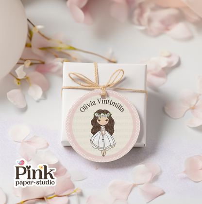 First Communion Tag • First Communion Tags for Girls