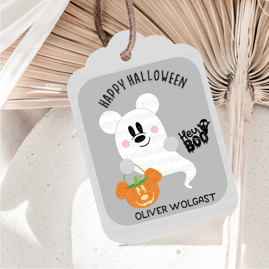 Mickey Mouse Halloween Tags • Set of 9 Tags