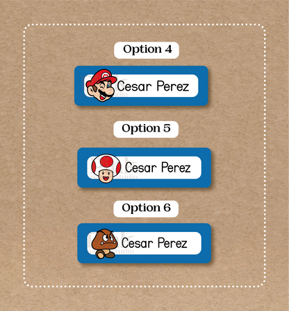 Mario Bros - Set of 80 Stickers
