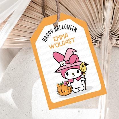 Melody Halloween Tags • Set of 9 Tags