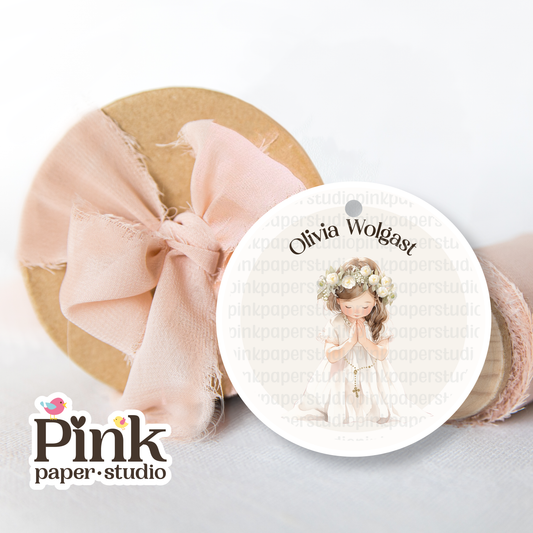 First Communion Tag • First Communion Tags for Girls