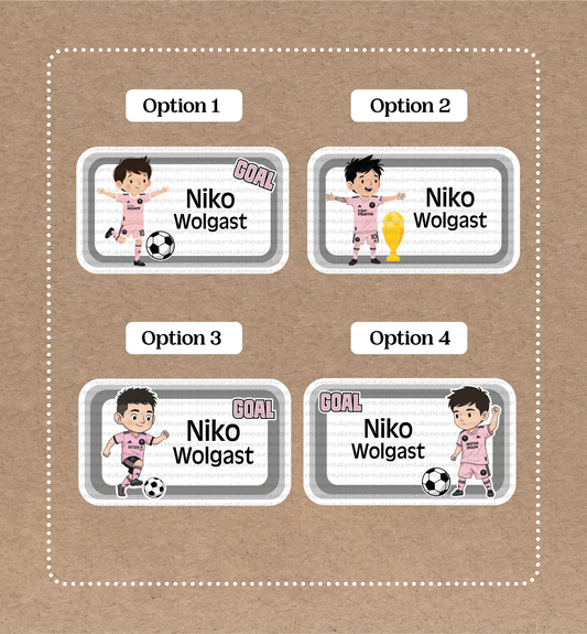 Soccer Stickers • Leo Messi Stickers • Set of 12 Stickers