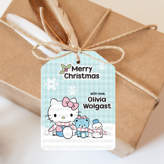 Hello Kitty Christmas Tags • Set of 9 Tags