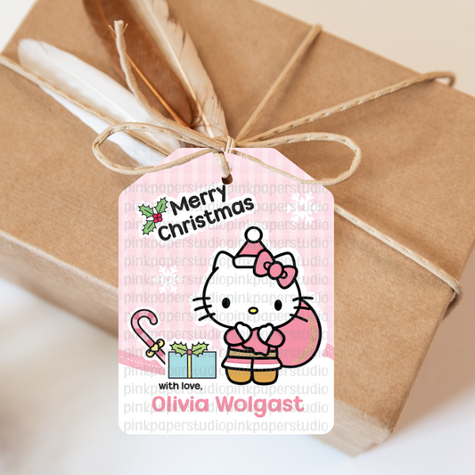 Hello Kitty Christmas Tags • Set of 9 Tags