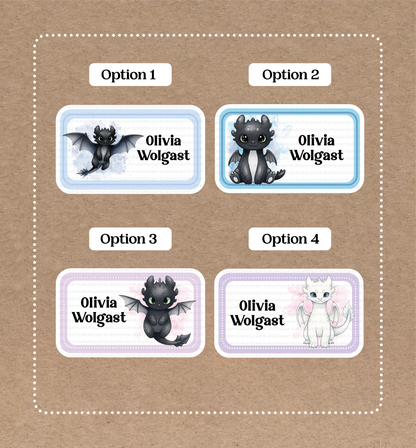 Toothless Stickers • Toothless • How To Train Your Dragon • Set of 12 Stickers