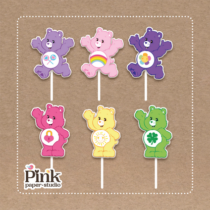 Care Bear Cupcake Toppers