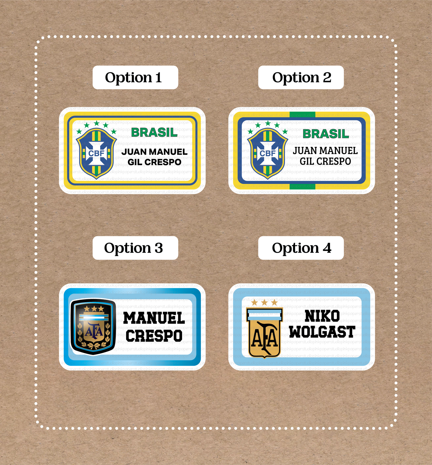 Futbol Stickers • Soccer Stickers • Set of 12 Stickers