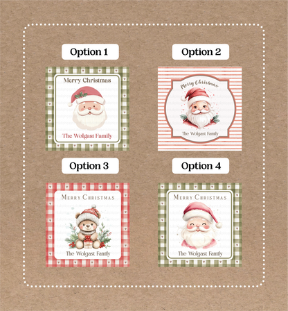 Christmas Labels • Set of 12 Labels
