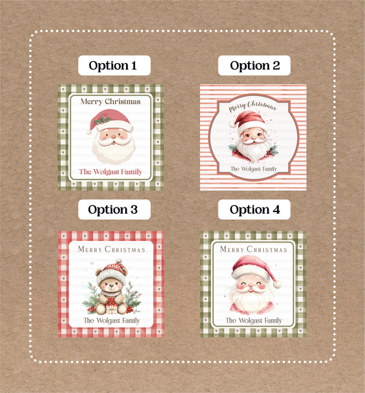 Christmas Labels • Set of 12 Labels
