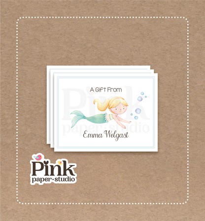 Cute Mermaid • Calling Cards