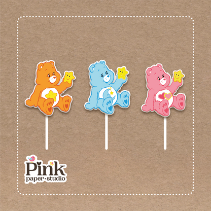 Care Bear Cupcake Toppers