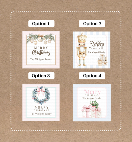 Christmas Labels • Set of 12 Labels
