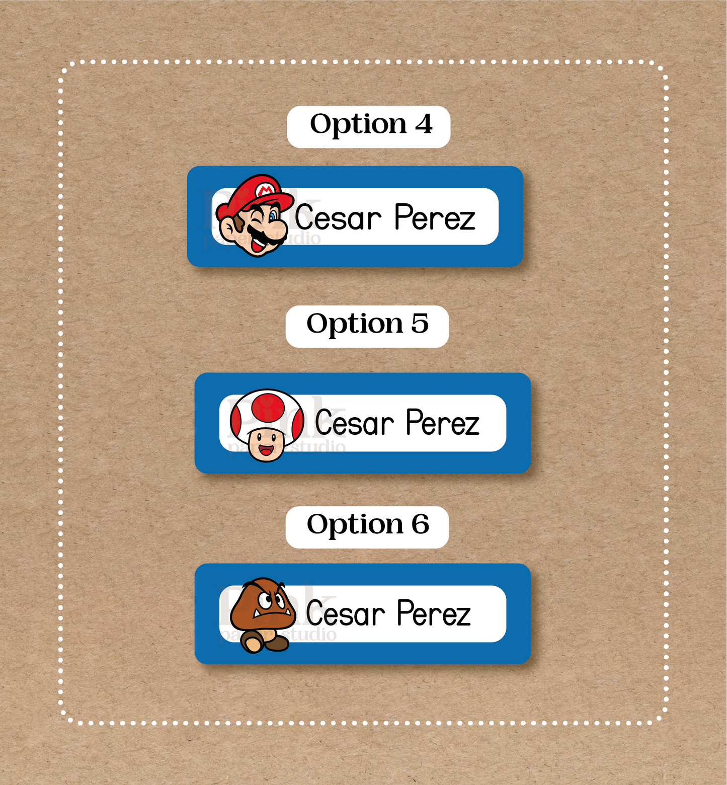 Mario Bros - Set of 80 Stickers