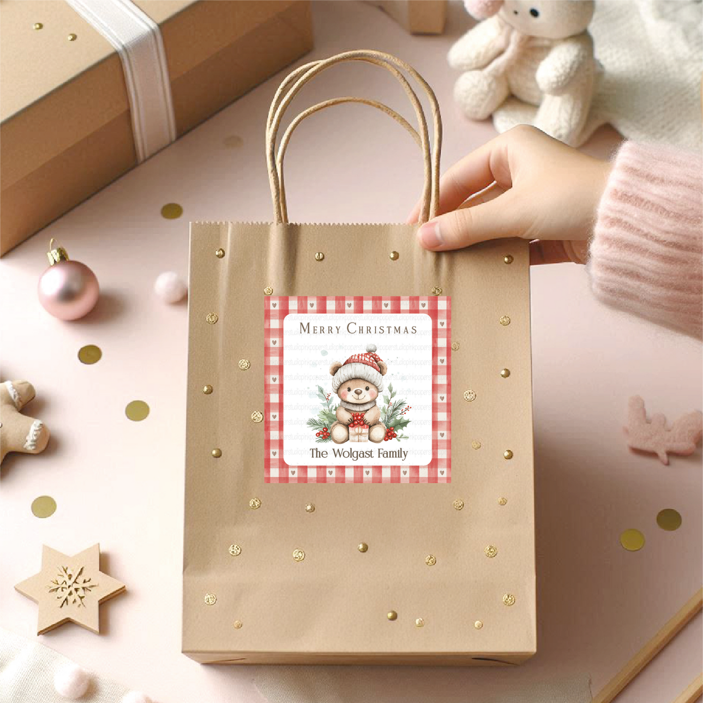 Christmas Labels • Set of 12 Labels