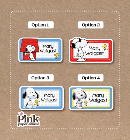 Snoopy Stickers - Snoopy Labels