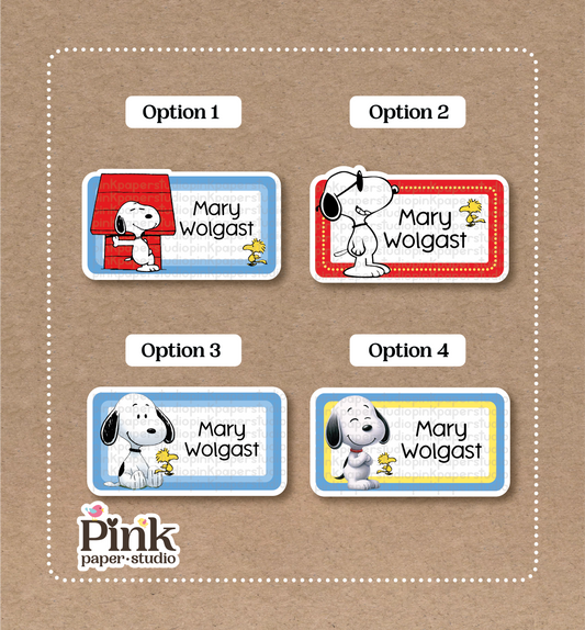 Snoopy • Snoopy Stickers • Set of 12 Stickers