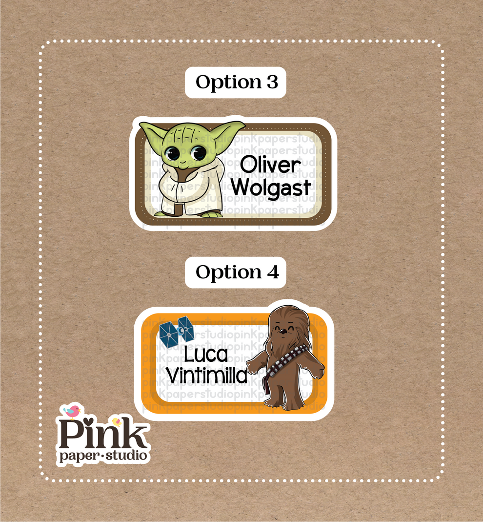 Star Wars • Star Wars Stickers • Set of 12 Stickers – PinkPaperStudio