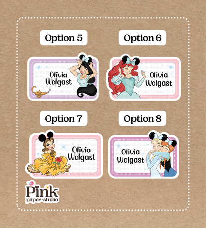 Princess • Set of 12 Stickers