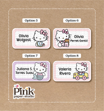 Hello Kitty Stickers • School Stickers • School Labels