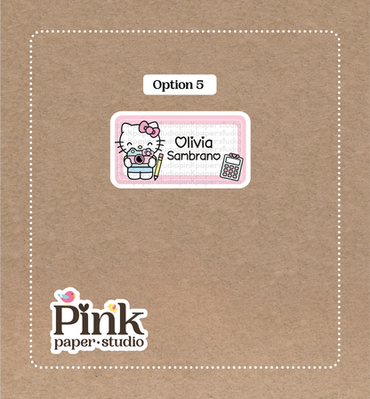 Hello Kitty Stickers • School Stickers • School Labels