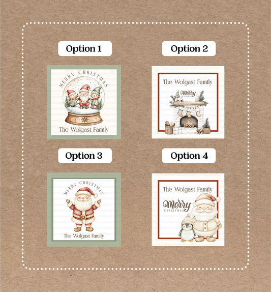 Christmas Labels • Set of 12 Labels
