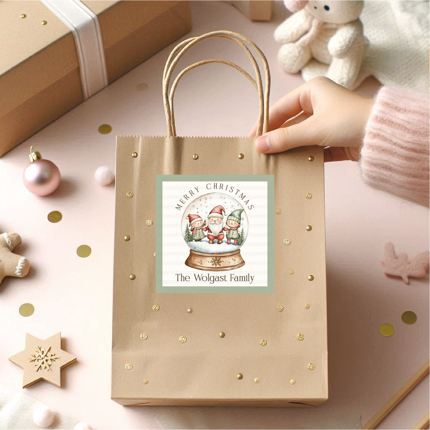 Christmas Labels • Set of 12 Labels